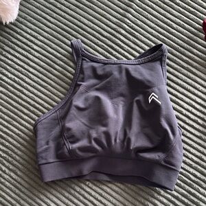 Oner active high neck bra size medium charcoal